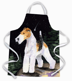 Wire Fox Terrier Starry Night Apron