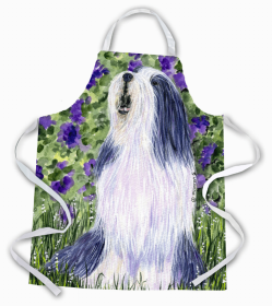 Bearded Collie 6 Dog Apron