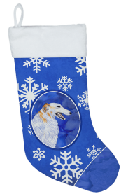 Borzoi/Russian Wolfhound Holiday Christmas Stocking