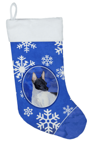 Rat Terrier Holiday Christmas Stocking