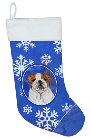 English Bulldog #3 Holiday Christmas Stocking
