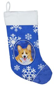 Corgi #3 Holiday Christmas Stocking
