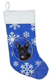 Australian Kelpie Holiday Christmas Stocking