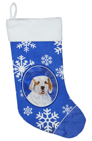 Clumber Spaniel Holiday Christmas Stocking