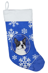 Boston Terrier #2 Holiday Christmas Stocking