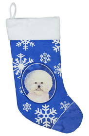 Bichon Frise #2 Holiday Christmas Stocking