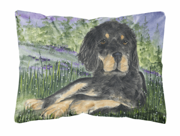 Gordon Setter Portrait/Landscape Decorative Pillow