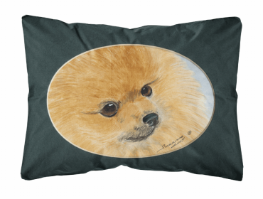 Pomeranian 1 Portrait/Landscape Decorative Pillow