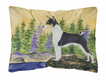Basenji 2 Portrait/Landscape Decorative Pillow