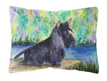 Scottish Terrier 2 Portrait/Landscape Decorative Pillow