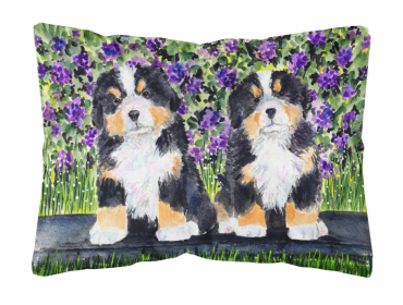 Bernese Mountain Dog 2 Portrait/Landscape Decorative Pillow