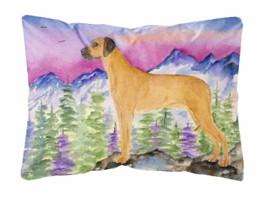 Rhodesian Ridgeback Portrait/Landscape Decorative Pillow