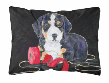 Greater Swiss Mountain Dog 2 Portrait/Landscape Decorative Pillow