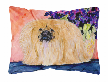 Pekingese Portrait/Landscape Decorative Pillow