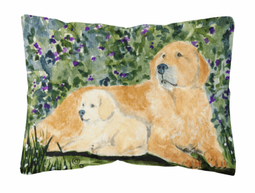 Golden Retriever 17 Portrait/Landscape Decorative Pillow