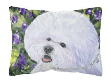 Bichon Frise 4 Portrait/Landscape Decorative Pillow