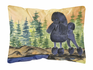 Poodle 1 Portrait/Landscape Decorative Pillow