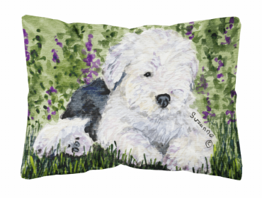Old English Sheepdog 3 Portrait/Landscape Decorative Pillow