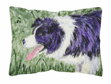 Border Collie 4 Portrait/Landscape Decorative Pillow