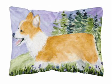 Corgi 8 Portrait/Landscape Decorative Pillow
