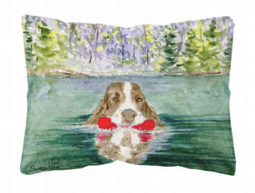 English Springer Spaniel Portrait/Landscape Decorative Pillow