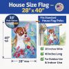 Chihuahua Artwork House Flag
