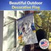 Kuvasz Artwork House Flag