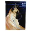 Great Dane 34 - Fawn - in the moonlight  Artwork House Flag