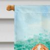 Basset Hound Double Trouble  House Flag