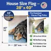Gordon Setter - Waiting on Mom - Artwork House Flag
