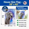 Weimaraner - Azure Skies -  Artwork House Flag