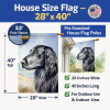 Flat Coated Retriever 1 Artwork House Flag