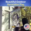 English Setter Artwork House Flag