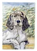 English Setter Artwork House Flag