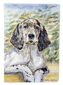 English Setter Artwork House Flag