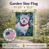Westie 1 Garden Flag