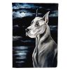 Great Dane 21 - Moonlight Artwork House Flag