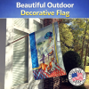 Boxer with Lady Artwork House Flag