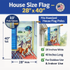 Boxer with Lady Artwork House Flag