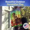 Shar Pei Fawn and Chocolate  Artwork House Flag