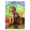 Shar Pei Fawn and Chocolate  Artwork House Flag