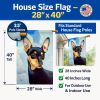 Min Pin - Black and Tan - Artwork House Flag