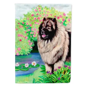 Keeshond 1 Artwork House Flag