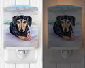 Dachshund - Black and Cream - Ceramic Nightlight
