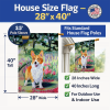 Corgi 5 Artwork House Flag