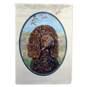 Irish Water Spaniel Artwork House Flag