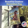 Labrador Retriever - Chocolate Puppy - Artwork House Flag