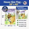 Pit Bull Terrier Artwork House Flag