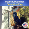 Curly Coated Retriever Artwork House Flag
