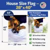 Great Dane 29 - Fawn - Natural Eared - Momma and Puppy - Artwork House Flag